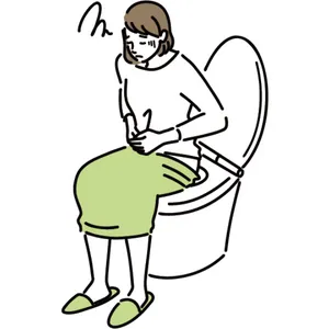 オンライン漢方外来でご相談頂きたい症状 #5：便秘　オンライン漢方外来では、便の状態や体調に応じた薬が処方されます。適切な漢方薬で腸の動きを調整し、安定したお通じを目指します。